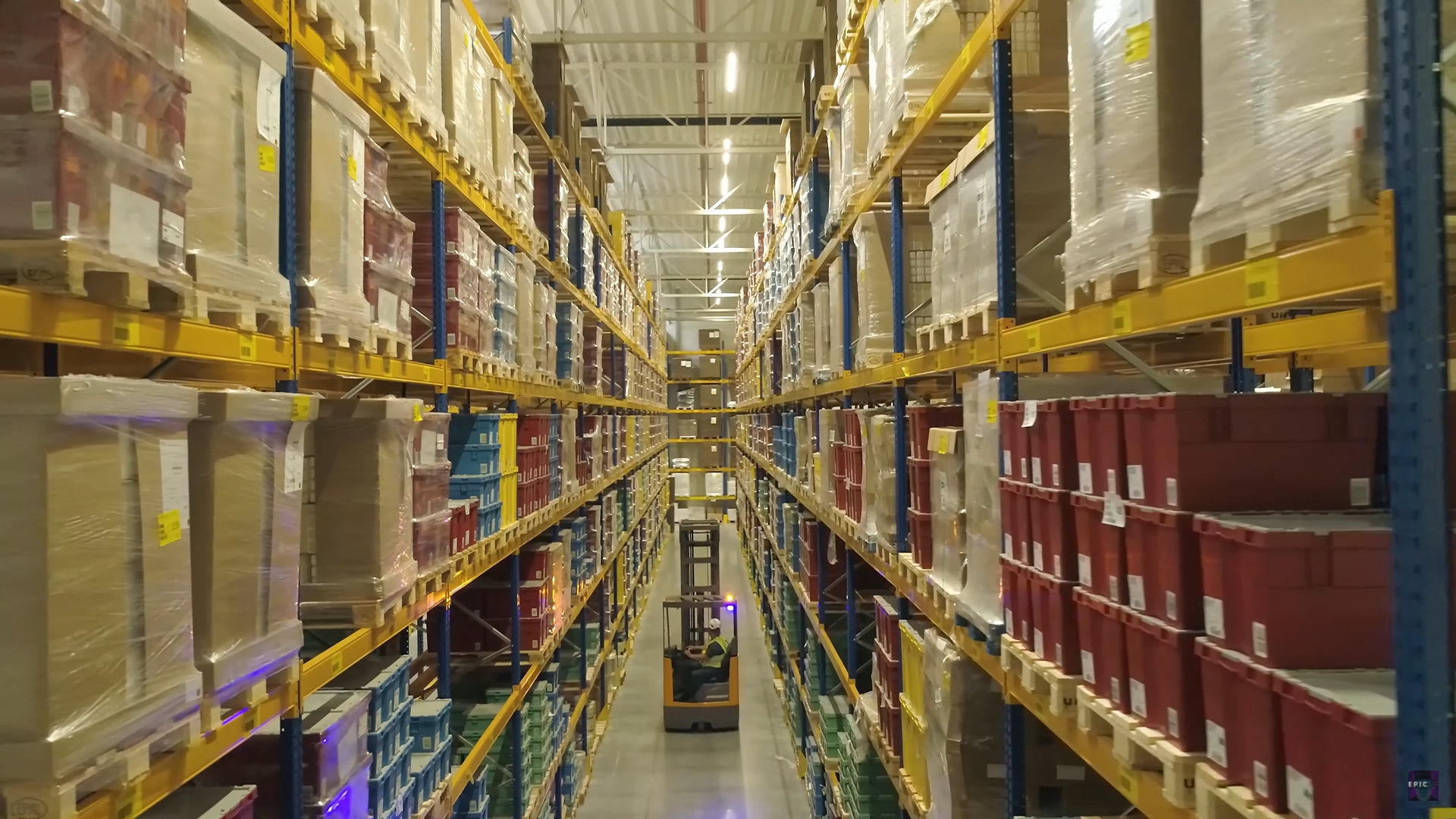 packaging warehouse interior