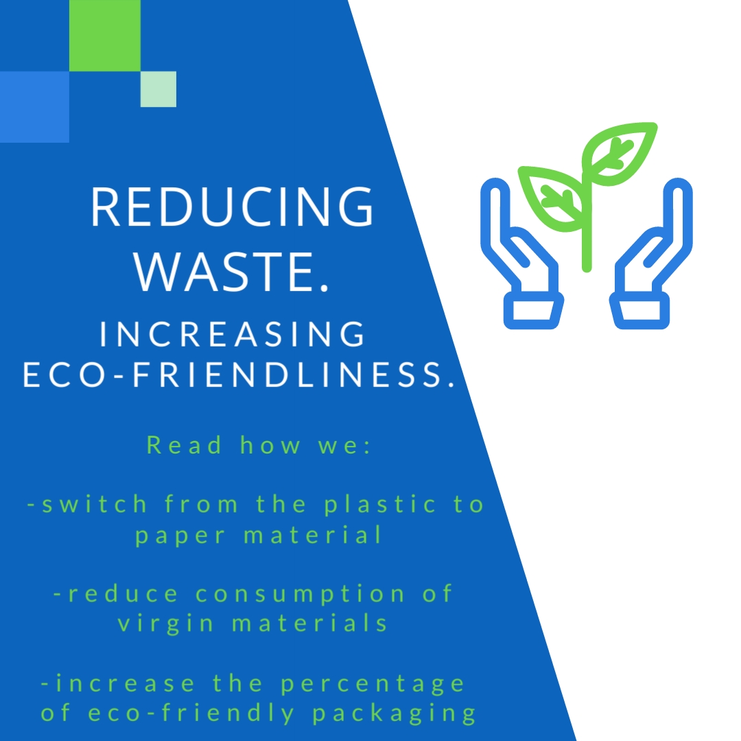 REDUCING WASTE. INCREASING ECO-FRIENDLINESS.